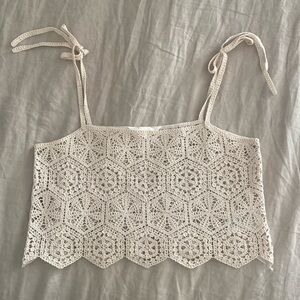 Cotton H&M Crochet Top